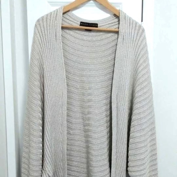 Ralph Lauren Black label Dolman sleeved Silk Cardigan Size M - Picture 1 of 8